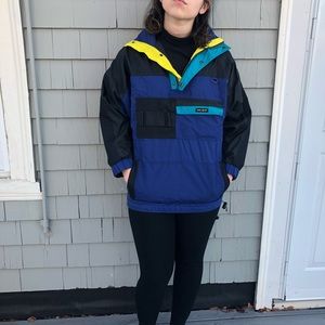 Cool Windbreaker With Zippers